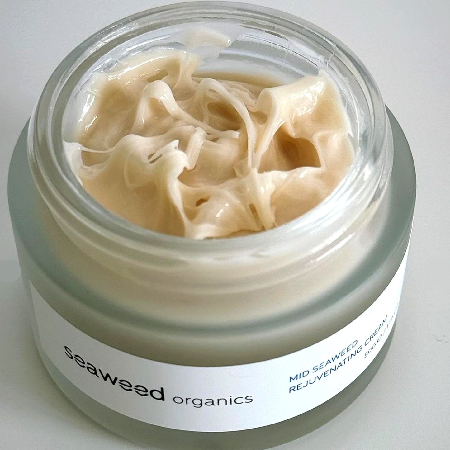 SEAWEED ORGANICS Mid+Lower facial cream gift set featuring nourishing seaweed-based formulas for revitalizing and hydrating the skin. by diana drummond