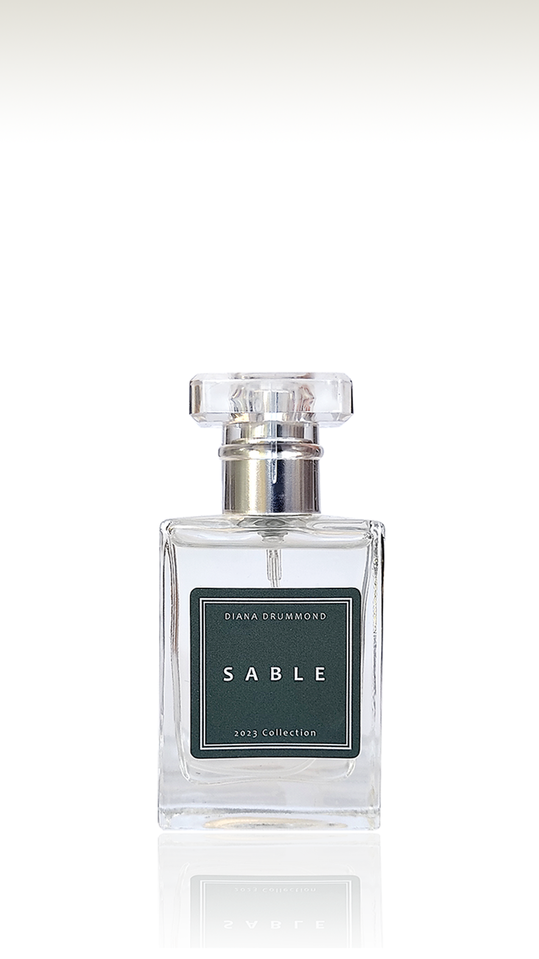 Elegant perfume bottle of DIANA DRUMMOND Sable 2023 Scottish edition