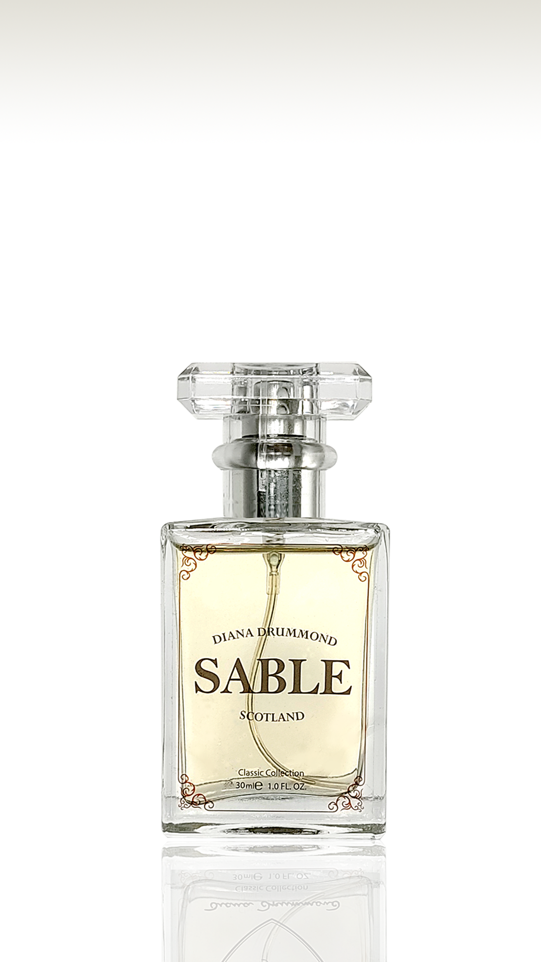 A classic scent with depth and mystery – Sable by Diana Drummond photographed in soft lighting