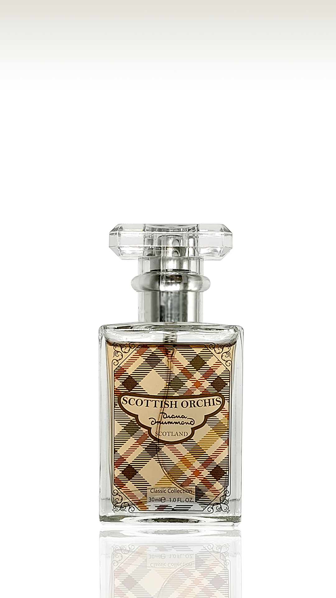 Luxury Scottish perfume with delicate orchid scent from Diana Drummond