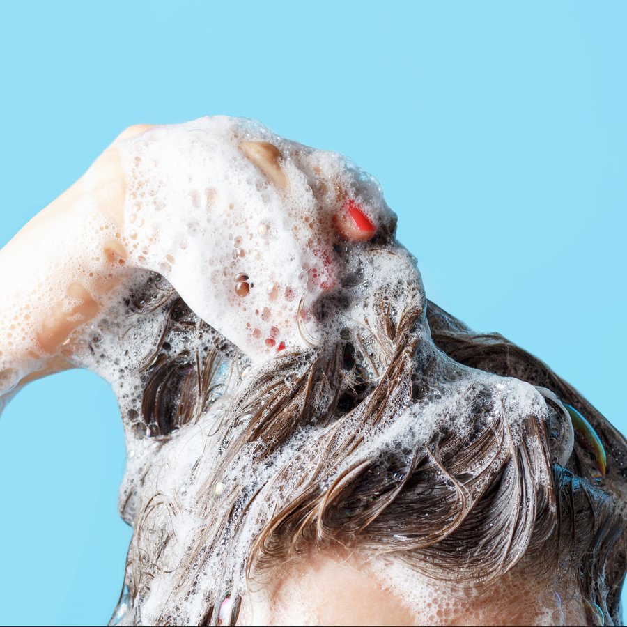 Plant-based Seaweed Organics shampoo featuring sea minerals and rosemary extract