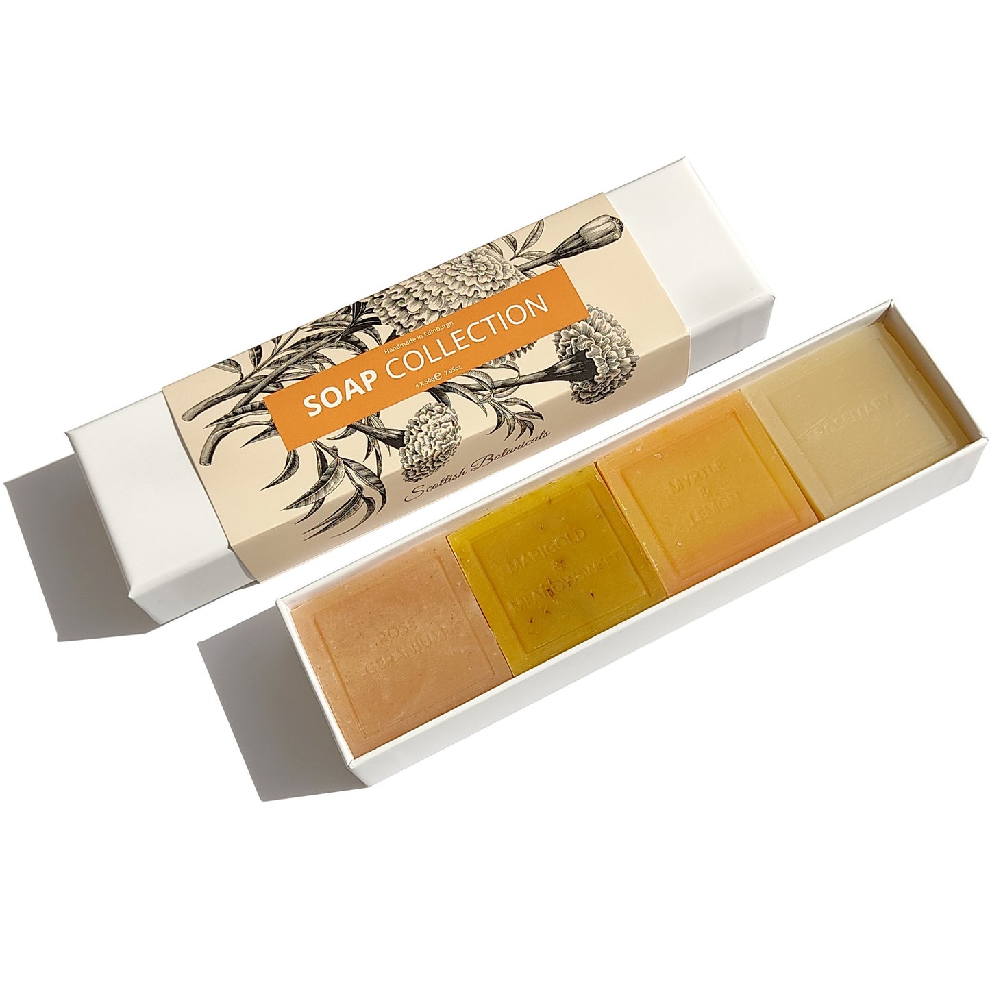Natural soap gift collection – SCOTTISH BOTANICALS variety pack of vegan soaps