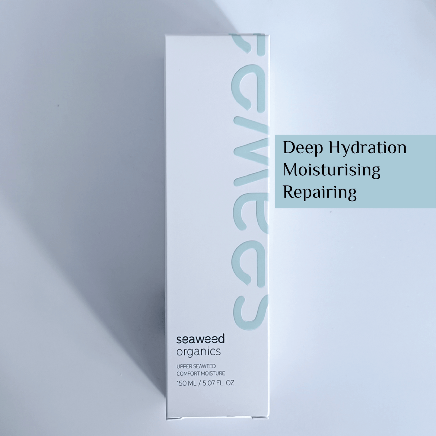 SEAWEED ORGANICS Upper Seaweed Comfort Moisture cream with organic seaweed extract for soothing and hydrating skin. by Diana Drummond