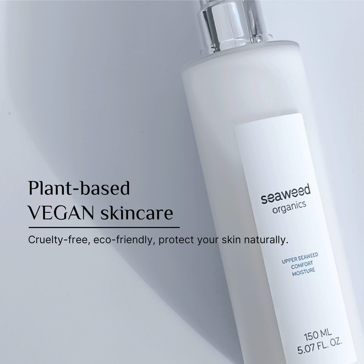 SEAWEED ORGANICS Upper Seaweed Comfort Moisture cream with organic seaweed extract for soothing and hydrating skin. by Diana Drummond