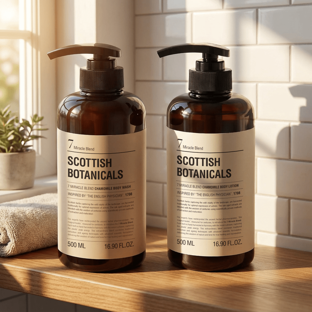 7 Miracle Blend Chamomile Body lotion & Body wash set - Diana Drummond7 Miracle Blend Chamomile Body lotion & Body wash setbody careSCOTTISH BOTANICALSDiana Drummond