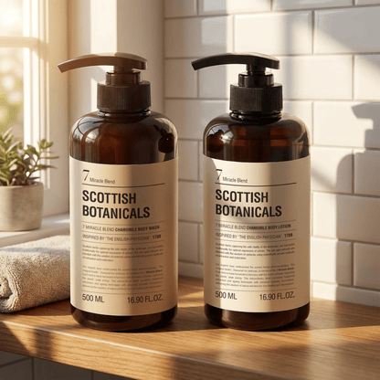 7 Miracle Blend Chamomile Body lotion & Body wash set - Diana Drummond7 Miracle Blend Chamomile Body lotion & Body wash setbody careSCOTTISH BOTANICALSDiana Drummond