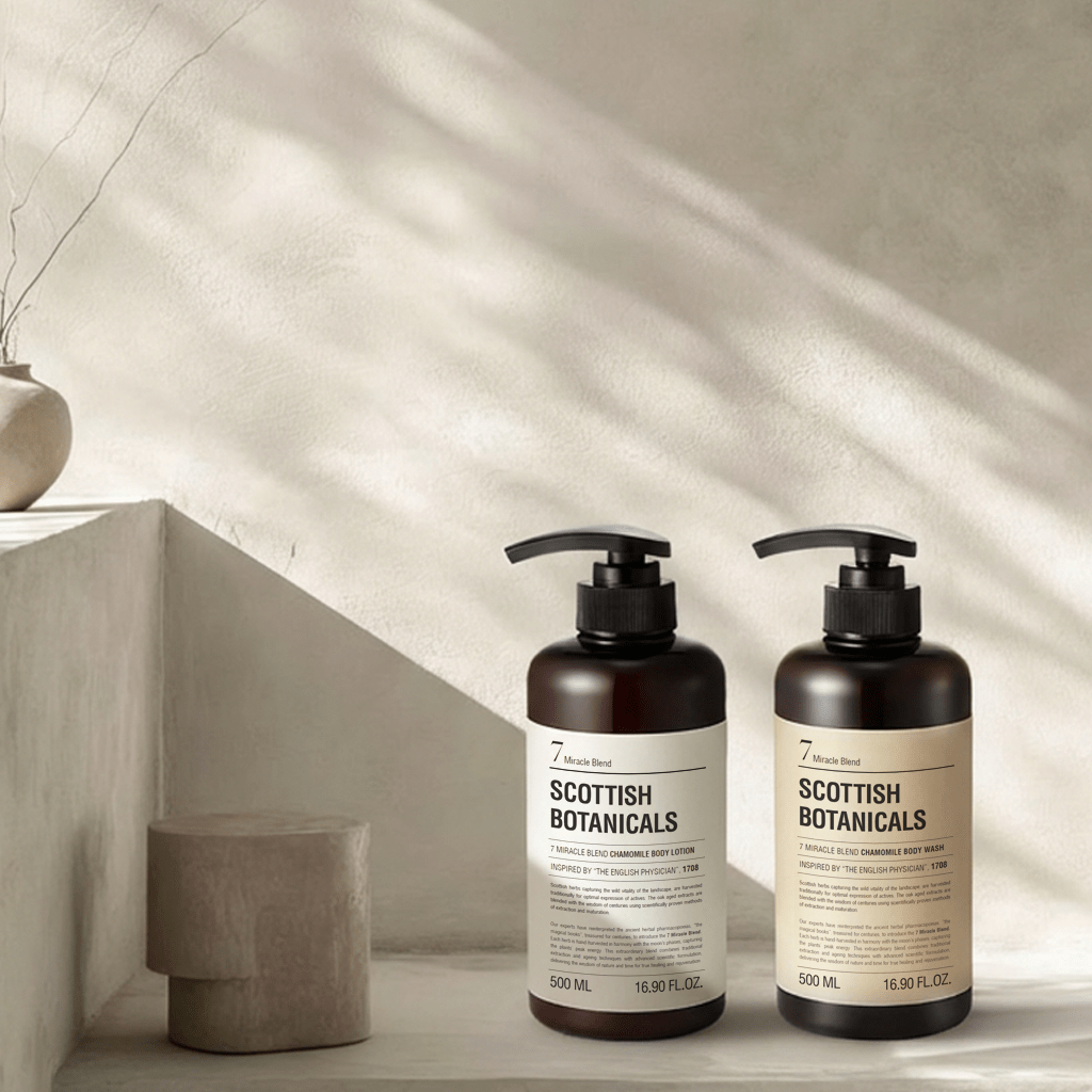 7 Miracle Blend Chamomile Body lotion & Body wash set - Diana Drummond7 Miracle Blend Chamomile Body lotion & Body wash setbody careSCOTTISH BOTANICALSDiana Drummond