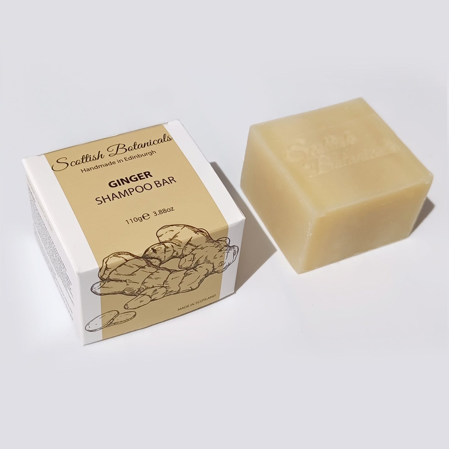 Ginger shampoo bar - Diana DrummondGinger shampoo barBar SoapSCOTTISH BOTANICALSDiana Drummond