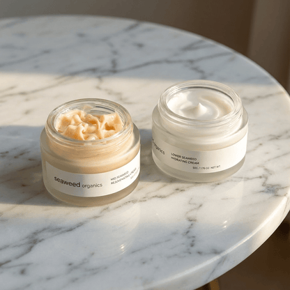 Mid+Lower facial cream gift set - Diana DrummondMid+Lower facial cream gift setGift skincareSEAWEED ORGANICSDiana Drummond