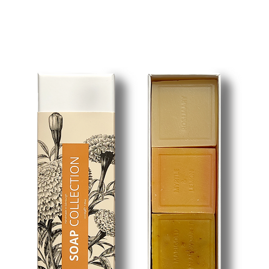 SCOTTISH BOTANICALS Soap Collection – a curated selection of luxurious, handmade soaps infused with natural botanicals, designed to cleanse, nourish, and pamper the skin, leaving it soft, refreshed, and beautifully scented. by diana drummond