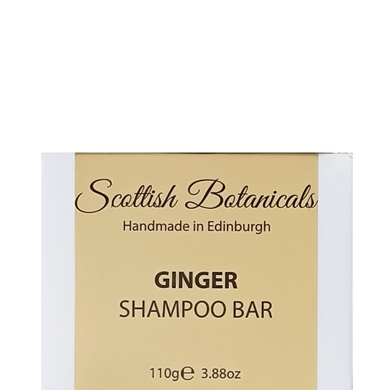 SCOTTISH BOTANICALS Ginger Shampoo Bar – a revitalizing shampoo bar enriched with ginger, designed to cleanse, invigorate, and strengthen hair, leaving it soft, smooth, and full of vitality. by diana drummond
