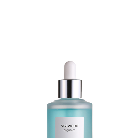 SEAWEED ORGANICS Lower Seaweed Hydrating Essence – a deeply moisturizing essence infused with seaweed extracts, formulated to hydrate and revitalize the skin for a smooth, supple complexion. by diana drummond