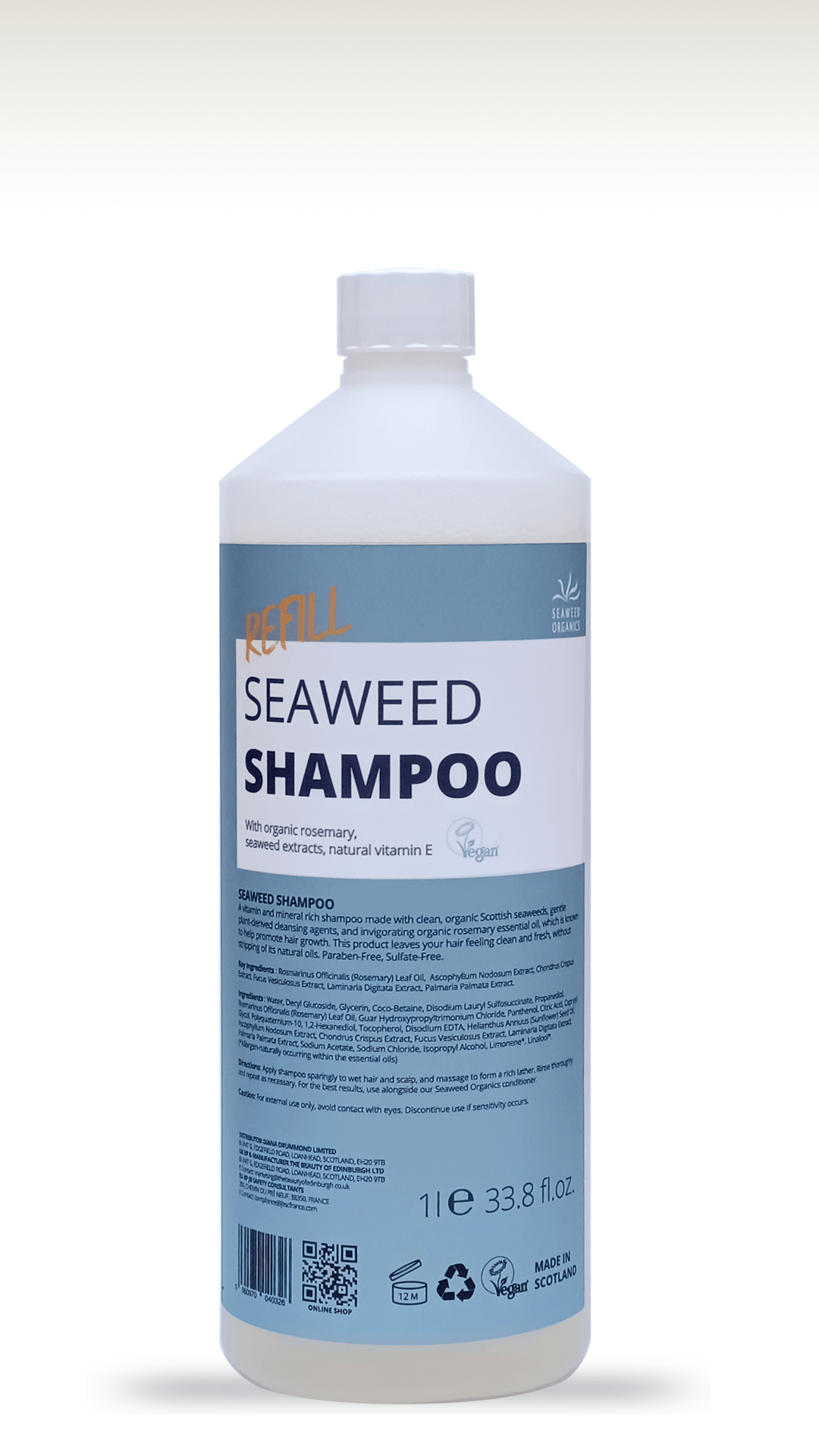 Refill Seaweed Shampoo - Diana DrummondRefill Seaweed Shampoorefill shampooSEAWEED ORGANICSDiana Drummond