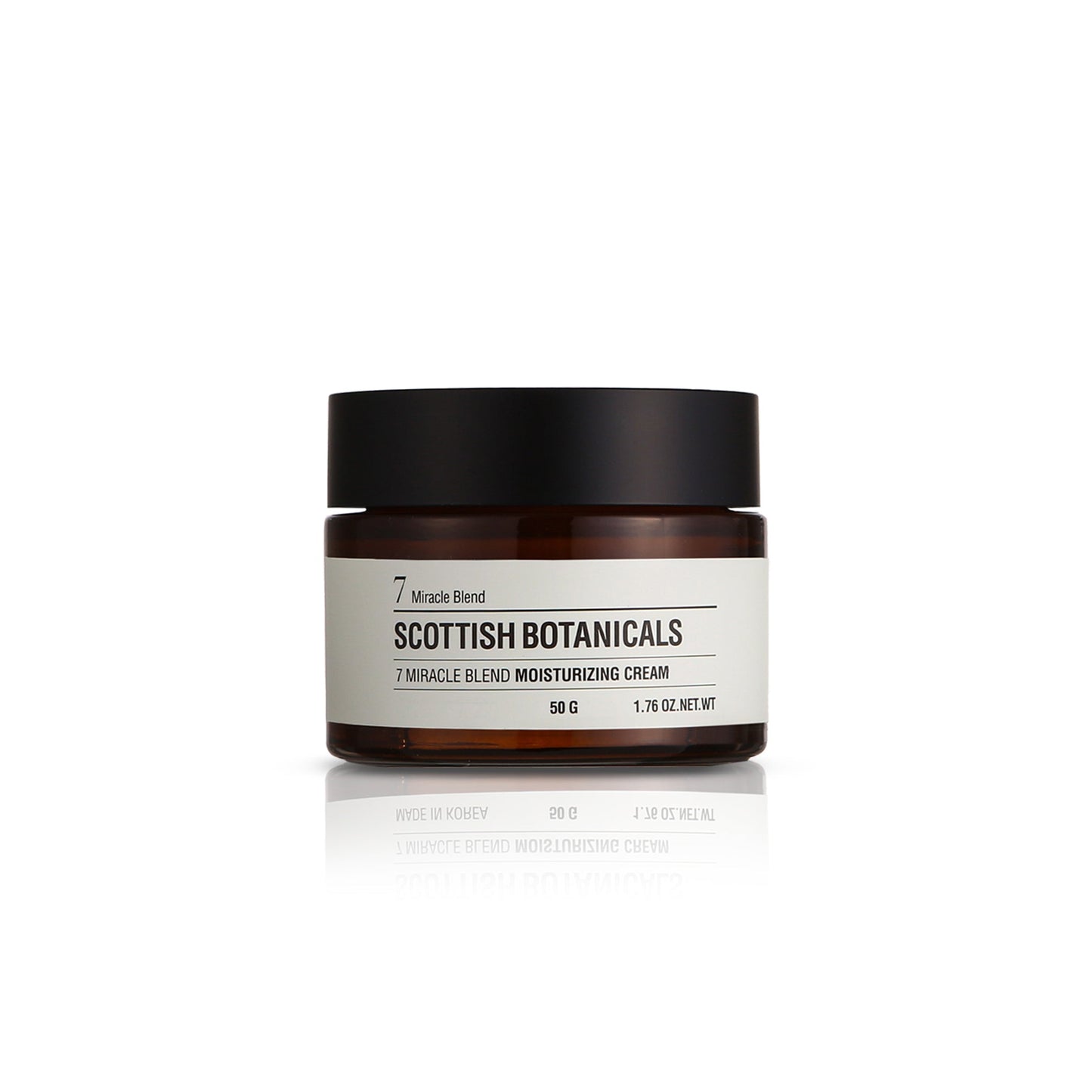 SCOTTISH BOTANICALS 7 Miracle Blend Moisturizing Cream – a rich, nourishing cream infused with seven beneficial herbal extracts, designed to hydrate, repair, and protect the skin, leaving it soft, smooth, and deeply moisturized. by diana drummond