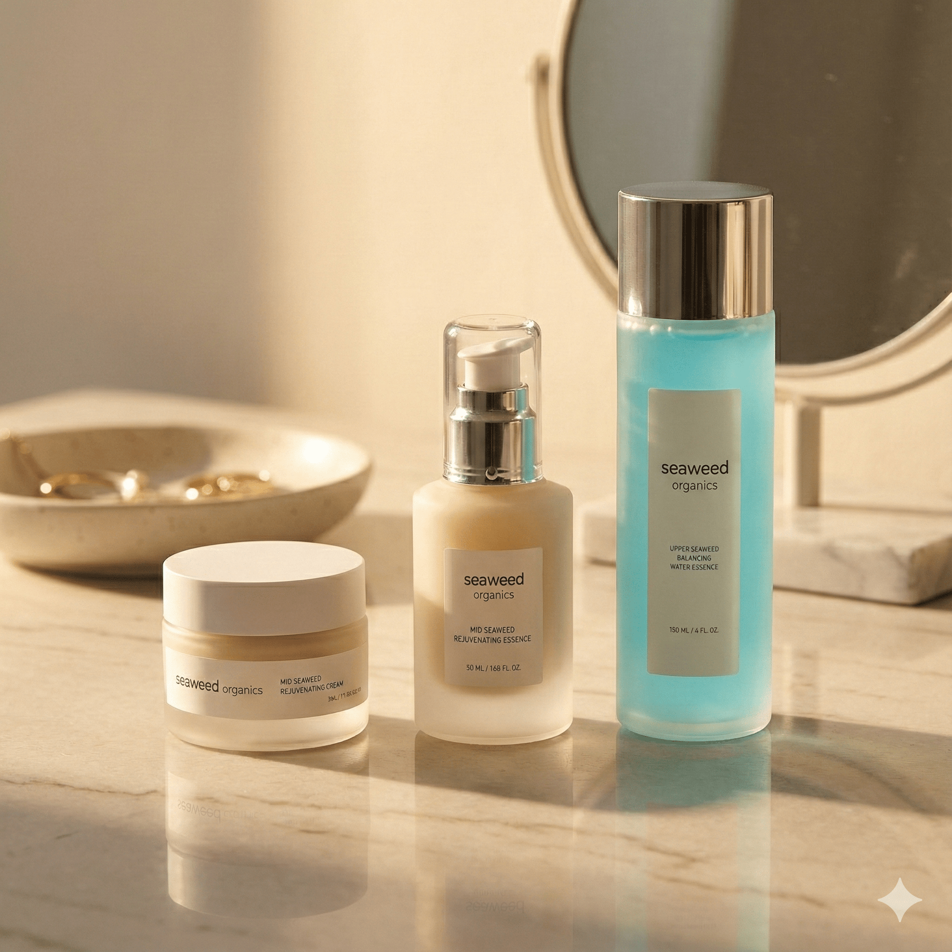 Upper+Mid skincare gift set - Diana DrummondUpper+Mid skincare gift setGift skincareSEAWEED ORGANICSDiana Drummond